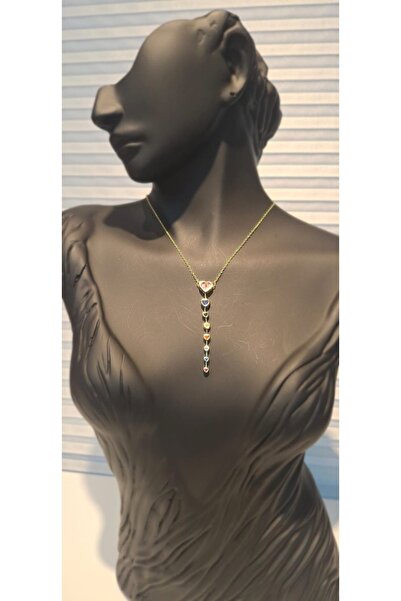 Mf Heart Y Necklace