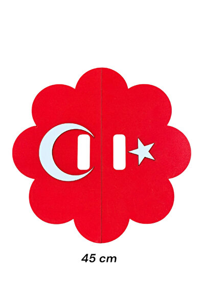 sfs elektrik Flower Daisy Fan Flower Mdf Handheld Fan Flag Daisy