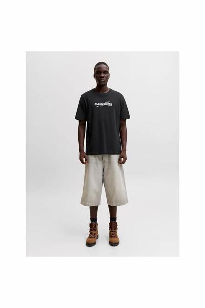 Jack & Jones Eterna Erkek Siyah Tişört (12298583-B)