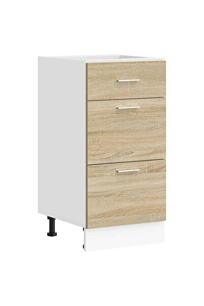 vidaxl Dulap inferior “Lyon” Stejar Sonoma 40x46x81,5 cm