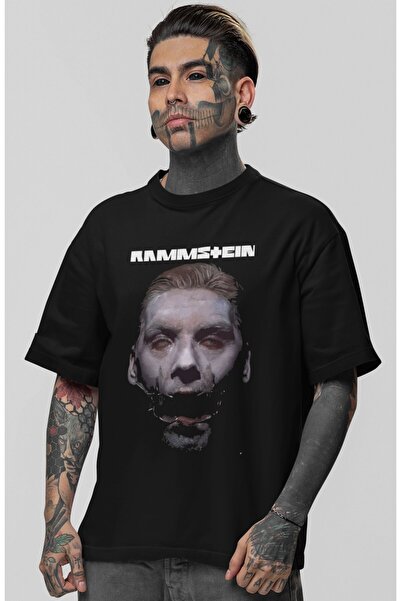 SEVBANO Rammstein rok metal muzički bend, unisex majica sa širokim krojem i p...
