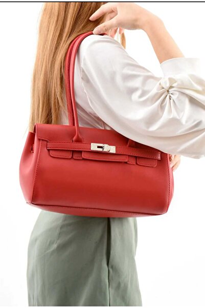 ÖZÜM ÇANTA Women's Shoulder Bag Red