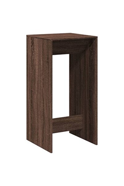 vidaxl Masă de bar, stejar maro, 51x50x103,5 cm, lemn prelucrat