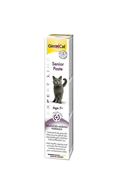 GİM Jim Cat Paste for Older Cats (7 Years and Older), a Nutritional Supplemen...