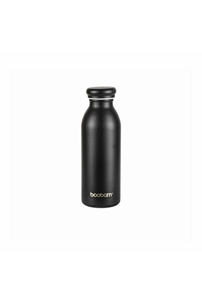 OEM Boobam Θερμός Μπουκάλι Ανοξείδωτο Ατσάλι Χωρίς BPA 500 ml Μαύρο