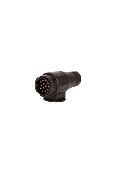 Mercaton Conector remorcă auto portabil, negru, ISO standard, 13 pini, 12V