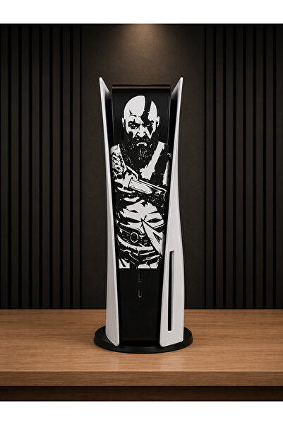 ModuLab 3D God of War Temalı PS5 Konsol Yan Kapak Paneli – Dekoratif Oyuncu A...