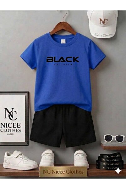 NC Nicee Clothes TRIUNGRĂ ȘI PANTALONI SCURȚI DE VARĂ PENTRU COPII UNISEX (IM...