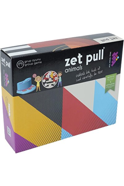 dekordelisi store Zet Pull Animals Zeka ve İşitsel Algı Oyunu 3+ Yaş 8 Oyuncu 2026 1216587