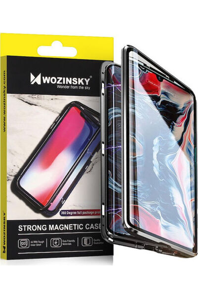 WOZINSKY Πλήρως Μαγνητική 360 Πλήρους Κάλυψης Μεταλλική Μαγνητική Μαύρη (Gala...