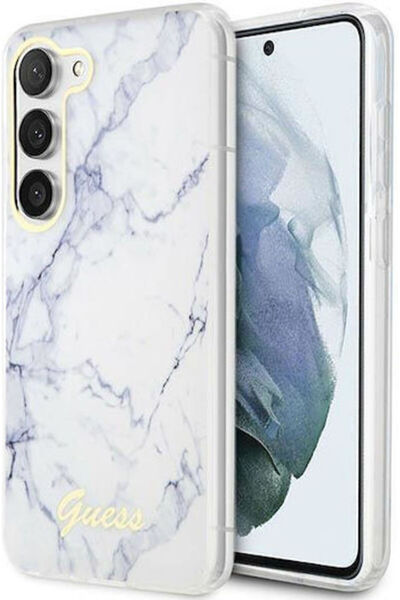 Guess Marble Marble Back Cover Plastic Marble (Galaxy S23+) Code: GUHCS23MPCUMAH