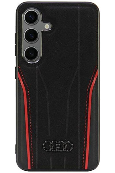 Audi Πίσω Κάλυμμα Δερμάτινο / Πλαστικό Μαύρο (Galaxy S24) Κωδικός: uniw-69552...