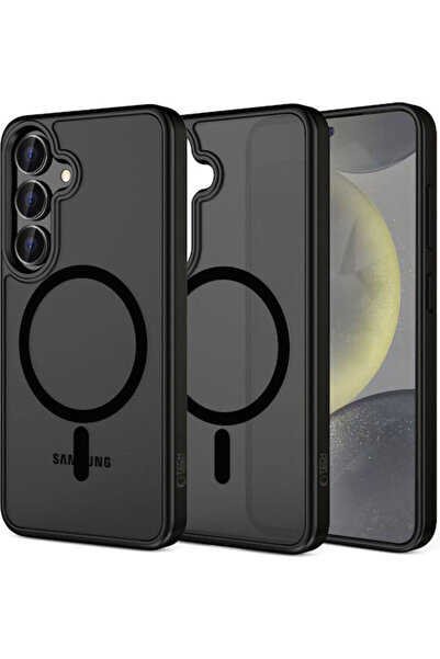 Tech-Protect Magmat Πίσω Κάλυμμα Πλαστικό / Σιλικόνη 2mm Μαύρο (Galaxy S25)