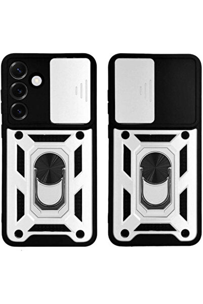 Other Θήκη Ring Armor Campro Sonique για Samsung Galaxy S25 Plus Ασημί