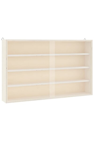 vidaxl Vitrină de colecționar din lemn cu uși 60x8,5x37cm