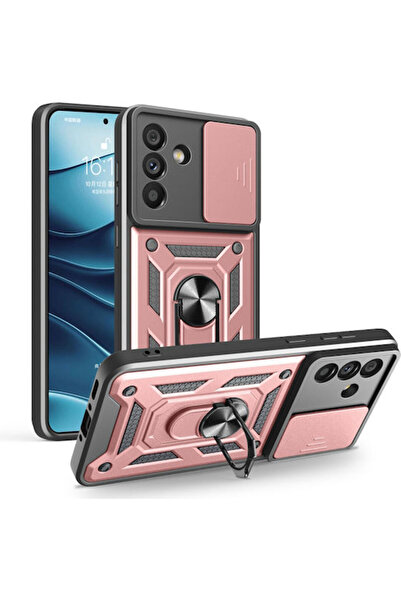 Techsuit Camshield Πίσω Κάλυμμα Μεταλλικό Ροζ Χρυσό (Samsung Galaxy A56 5G - ...