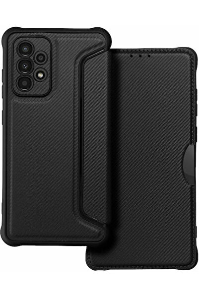 Forcell Razor Carbon Πορτοφόλι Συνθετικό Δέρμα Μαύρο (Galaxy A53)