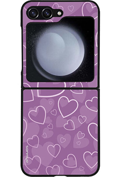 Other Θήκη Sonique Heart Series για Samsung Galaxy Z Flip 5 Βιολετί