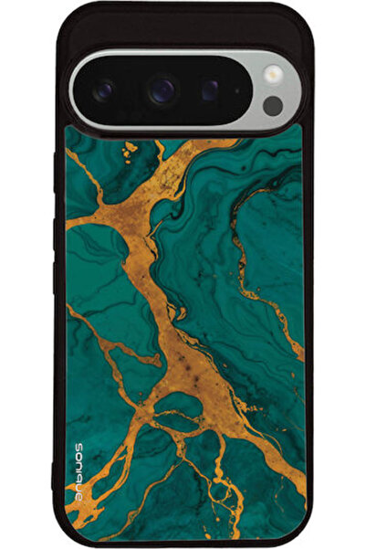 Other Θήκη Sonique Σειράς Marble για Google Pixel 9 Pro 5G Πράσινο