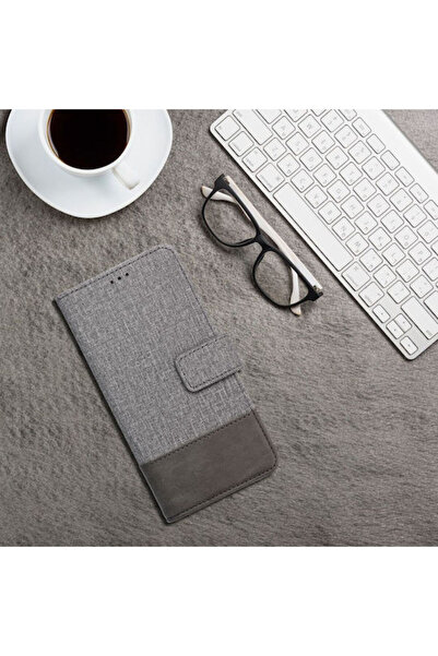 OEM Πορτοφόλι Συνθετικό Δέρμα Γκρι (iPhone 16 Plus) Κωδικός: 607210
