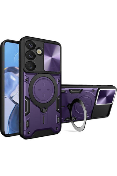 Techsuit Camguard Pro Πίσω Κάλυμμα Μεταλλικό Μωβ (Samsung Galaxy S25 Plus - T...
