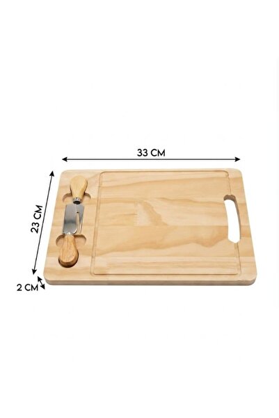 SepetçiBaba Lonya Wooden Cheese Presentation Set - 35