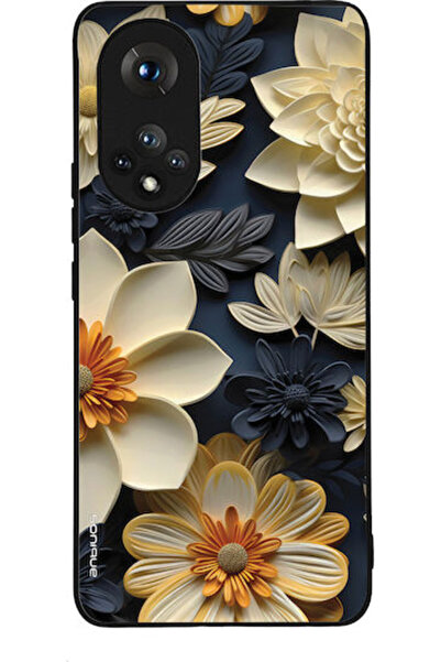 Other Θήκη Sonique Σειράς 3D Λουλουδιών για Honor 50 5G Nova 9 Εκρού