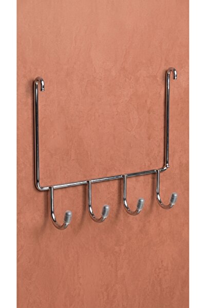 NTC METAL Lüx Termoplastik Kaplama 4 Kancalı Banyo Köşe Rafı Duş Askısı Şampu...