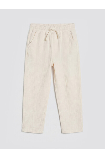 LC Waikiki Beige Boys' Muslin Pants