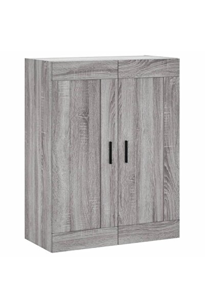 vidaxl Dulap pe perete, sonoma gri, 69,5x34x90 cm, lemn prelucrat