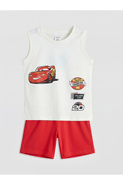LC Waikiki Esvab • Modern & Distinctive Cars Printed Baby Boy Shorts Set