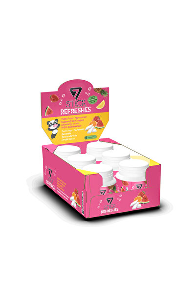 7STICK SEKERSIZ TUTTI FRUTTI AROMALI DRAJE SAKIZ 60 PCS(6Adet)