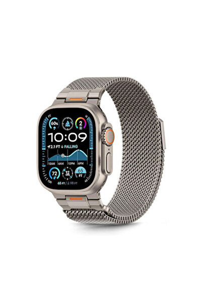 Tech-Protect Vanguard Ασημί Λουράκι από Ανοξείδωτο Ατσάλι (Apple Watch 8 / 9 ...