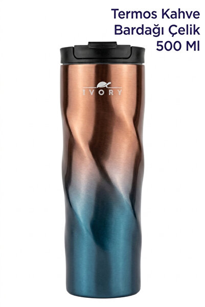 IVORY Termos Kahve Bardağı Çelik 500 Ml