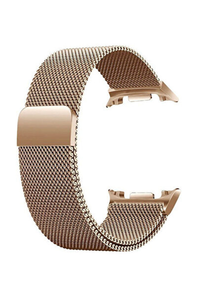 OEM Λουράκι Samsung Watch 8 Μιλανέζικη θηλιά Μεταλλικό Ροζ χρυσό