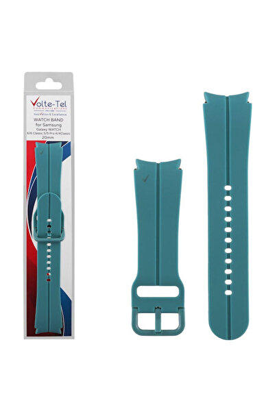 Other Λουράκι Volte-Tel Σιλικόνης Χακί (Galaxy Watch4/5/6/7/FE/4 Classic/6 Cl...
