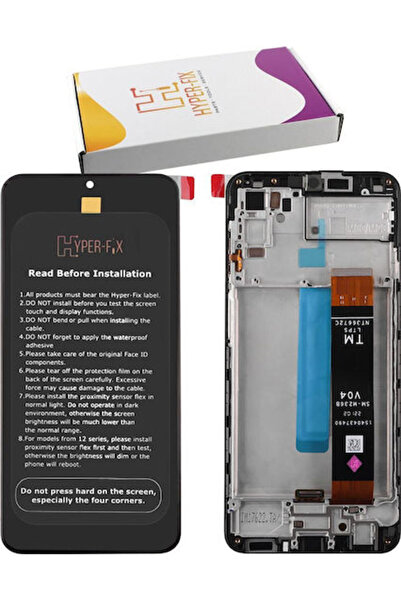 Hyper Οθόνη με μηχανισμό αφής και πλαίσιο για Samsung M23 5G M236 (Μαύρο)
