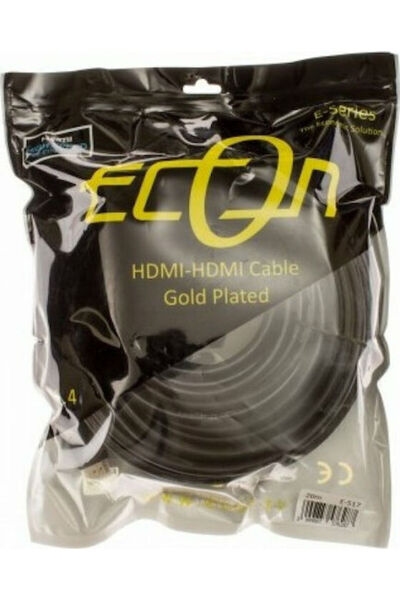 ECON Καλώδιο HDMI 1.4 Υψηλής Ταχύτητας 1080p 120Hz HDMI Αρσενικό - HDMI Αρσεν...