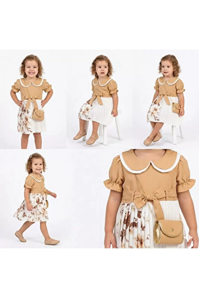 DMR Elegance 1/9 year old floral print dress with bag