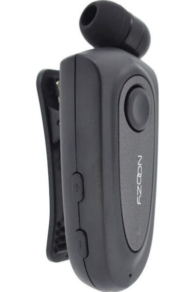Other Noozy Roller BH67 Ενδοωτικό Ακουστικό Bluetooth Handsfree Πέτου Γκρι