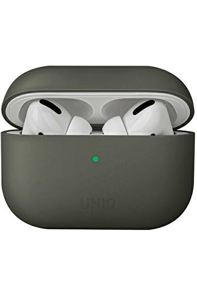 uniq Lino Case Σιλικόνης Γκρι Μοσχοπράσινο για Apple AirPods Pro