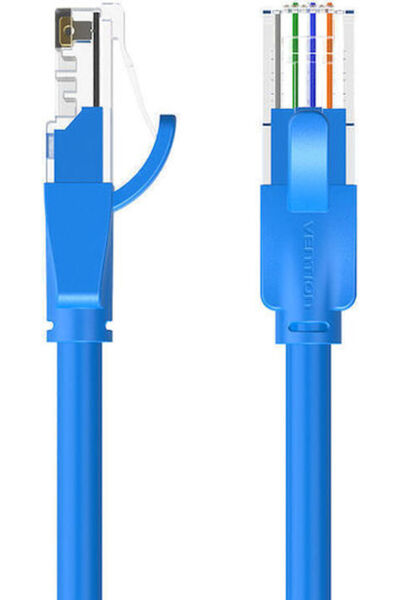Vention Καλώδιο Ethernet U/UTP Cat.6 (Gigabit) 2μ Μπλε Κωδικός: IBELH