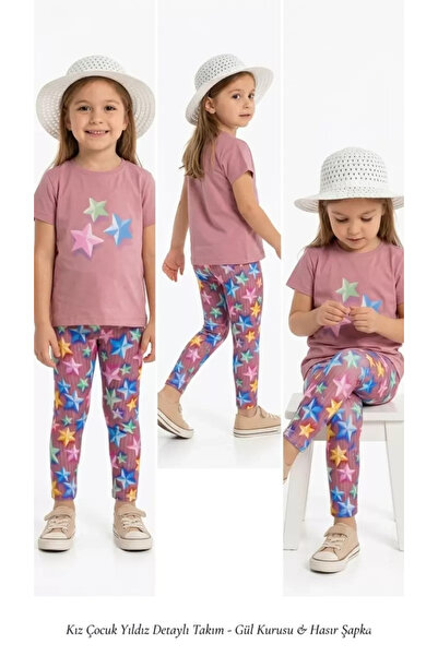 Veraura Lifestyle 2/9 Years Old Children's 3-Piece Set with Stone Hat