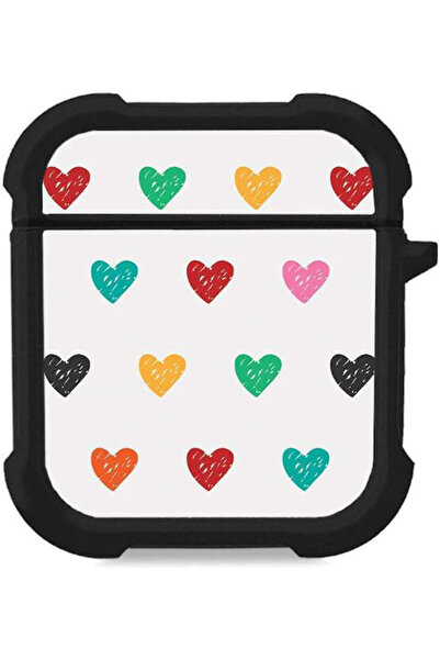 Other Θήκη Σιλικόνης Sonique Σειρά Heart AirPods 1/2 Λευκό 02