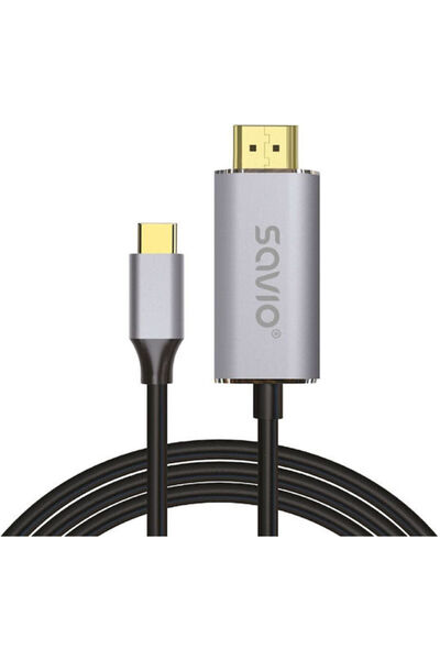 Savio Καλώδιο HDMI αρσενικό σε αρσενικό 2μ Μαύρο