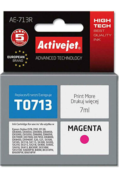 Other Συμβατό μελάνι για εκτυπωτές inkjet Active Jet Epson T0713/T0893 15ml Μ...