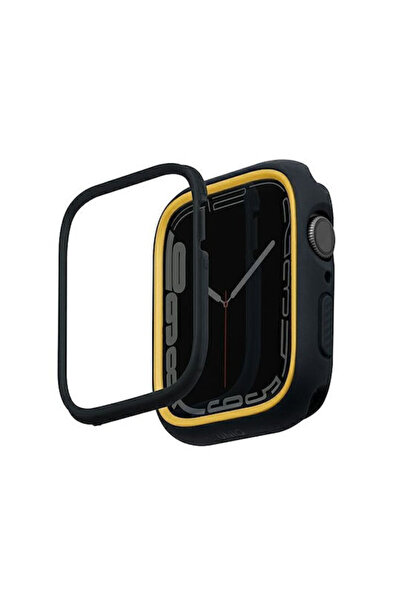 uniq Θήκη Σιλικόνης Μεσονύχτια Μουστάρδα για Apple Watch Σειρά 4/5/6/7/8/SE