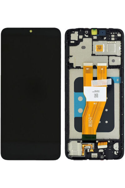 Samsung Οθόνη με μηχανισμό αφής για SM-A055 Galaxy A05 (Μαύρο) Κωδικός: GH81-...