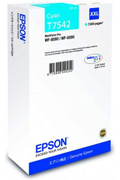EPSON T75424N Γνήσιο Μελάνι Εκτυπωτή InkJet Κυανό (C13T75424N)
