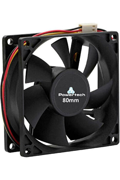 POWERTECH PT-155 Ανεμιστήρας Κουτιού 80mm 1300rpm 21.8cfm Χωρίς Φωτισμό LED κ...